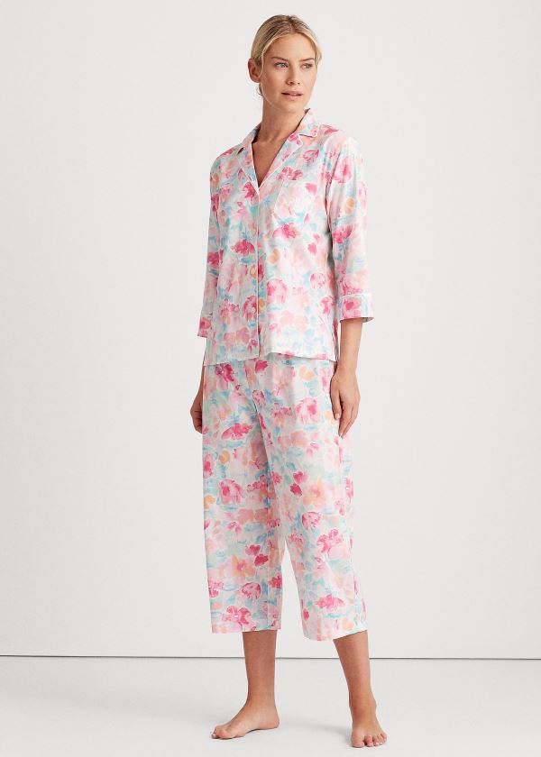 Pijamas Ralph Lauren Printed Algodão-Blend Mulher 82069-LKDO